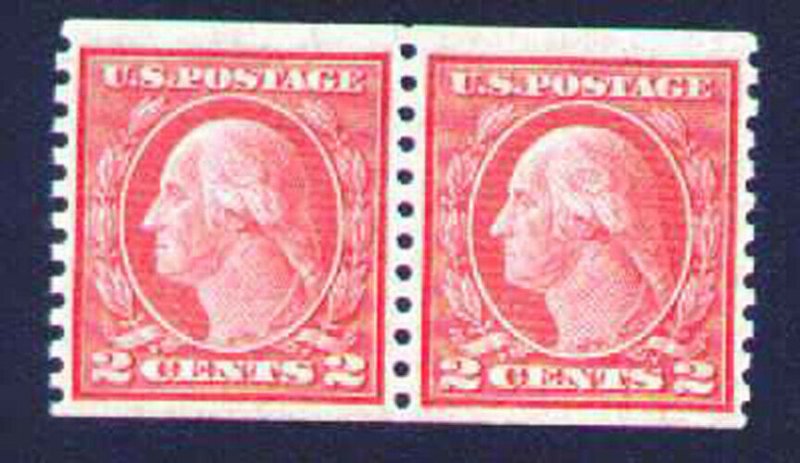 MALACK 455 VF/XF OG NH, Pair, terrific color, fresh t5235