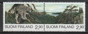 1995 Finland - Sc 960a-960b - MNH VF - 1 pr - Endangered species