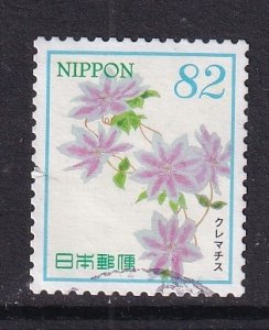 Japan  #3982e   used  2016  flowers  clematis  82y