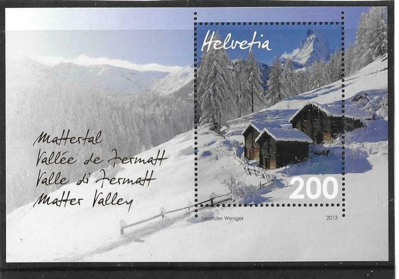 2013    SWITZERLAND  -  SG.  MS 1997  -  MATTER VALLEY  -  MNH