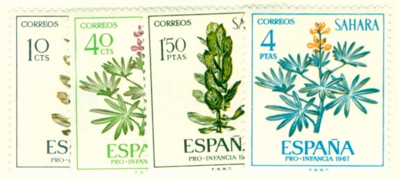 SPANISH SAHARA 173-176 MNH BIN $1.25