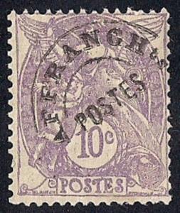France #115 10C Liberty, SUPER CANCEL, Lil, Stamp used F