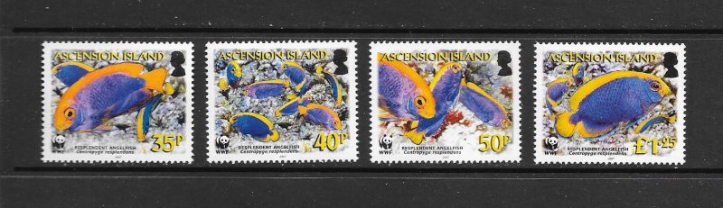 FISH - ASCENSION #904-7   MNH