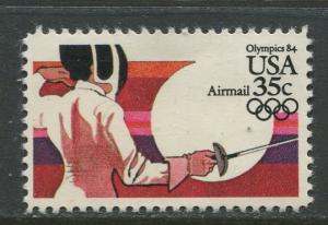 USA- Scott C109 - Summer Olympics -1984 -MLH - Single 35c Stamp
