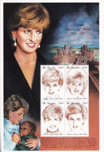 The Gambia 2014 Lady Diana in memoriam MNH sheets