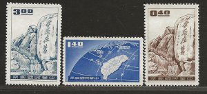 CHINA SC# 1235-36, 1238 PARTIAL SET  FVF/MLHNGAI