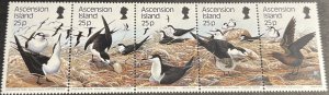 ASCENSION ISLAND # 453-MINT NEVER/HINGED--STRIP OF 5--1988