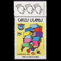 CAICOS 1984 - Scott# 57 Disney 75c NH