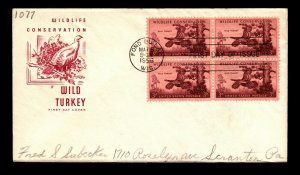 1077 FDC / Farnam Cachet / Addressed - N359