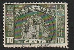 Canada   1934 Loyalist   Sc# 209  FVF   Used