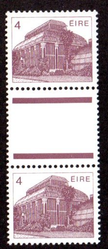 IRELAND 540 MNH GUTTER PAIR BIN $.60 PAVILION
