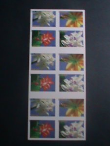 ​UNITED STATES-2014 SC#  4865b -AMERICAN WINTER FLOWERS -MNH BOOKLET-VERY FINE