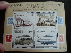 Stamps - Norway - Scott# 765 - Mint Never Hinged Souvenir Sheet