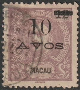 Macao 1905 Sc 141 used