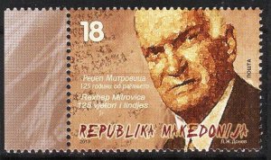 Macedonia 2013 Rexhep Mitrovica Politician MNH**