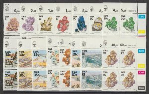 SOUTH WEST AFRICA 1989/90 SG 519/33 MNH Cat £52