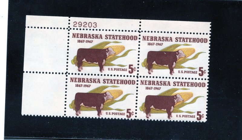 1328 Nebraska Statehood, MNH UL-PB/4 (#29203)