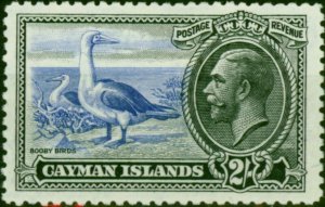 Cayman Islands 1935 2s Ultramarine & Black SG105 Fine LMM