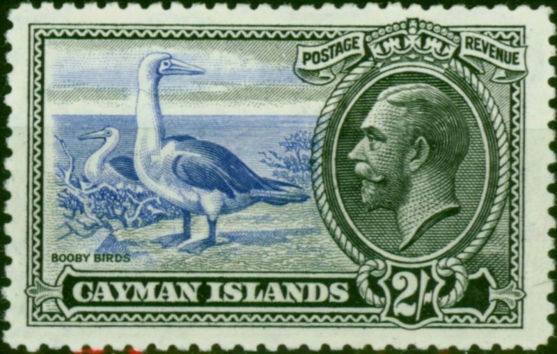 Cayman Islands 1935 2s Ultramarine & Black SG105 Fine LMM