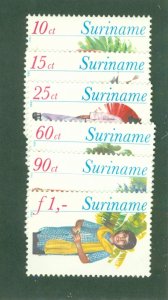 SURINAM 541-6 MH CV $3.70 BIN $2.00