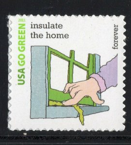 4524l * INSULATE THE HOME * GO GREEN *   U.S. Postage Stamp  MNH