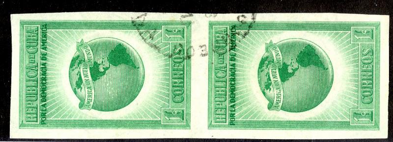 CUBA 368a  USED  PAIR  BIN $1.00