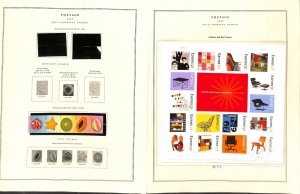 United States Stamp Collection on 22 Scott National Pages, 2006-2008 MNH (JV)
