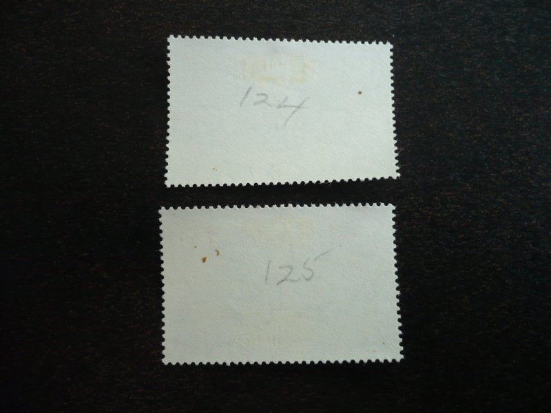 Stamps - Brunei - Scott# 124-125 - Mint Hinged Set of 2 Stamps