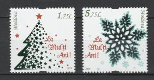 Moldova 2018 Christmas 2 MNH stamps