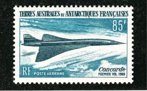 Fascinating FSAT Concorde Jet Issue (Scott C18) VF MNH Cat $55