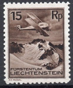 [AC] Liechtenstein 1930 Scott #C1 Mint *Hinged* VF