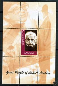 Angola 1999 ALBERT EINSTEIN s/s Perforated Mint (NH)