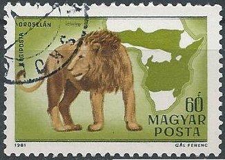 Hungary C427B (used cto) 60f lion