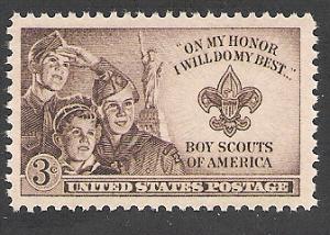 US Cat # 995, Boy Scouts, MNH*-