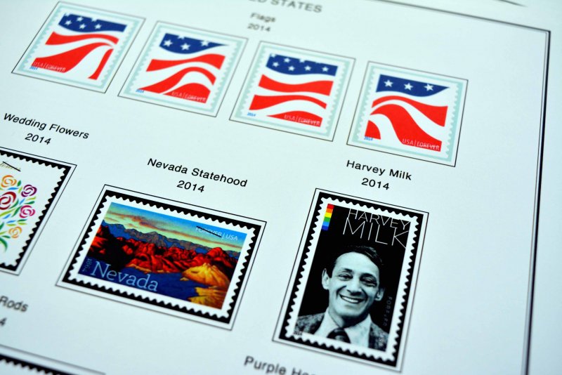 COLOR PRINTED U.S.A. 2011-2020 STAMP ALBUM PAGES (101 illustrated pages)