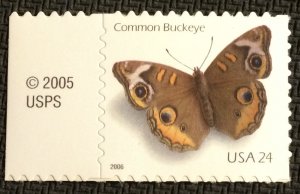 US MNH #4001 Single w/selvage Common Buckeye Butterfly SCV $.55 L28