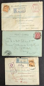 EDW1949SELL : EGYPT Collection as received of 136 Postal History items.