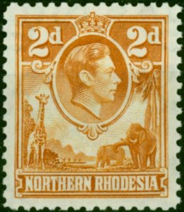 Northern Rhodesia 1938 2d Yellow-Brown SG31 Fine LMM