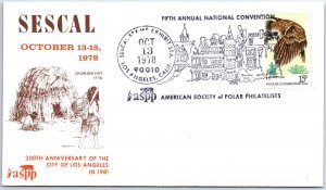 US SPECIAL EVENT COVER SESCAL 1978 AMERICAN SOCIETY OF POLAR PHILATELISTS ASPP-D