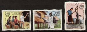 Laos 867-9 MNH Medicine, WHO, Education