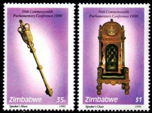 Zimbabwe - 1990 Commonwealth Conference Set MNH** SG 798-799