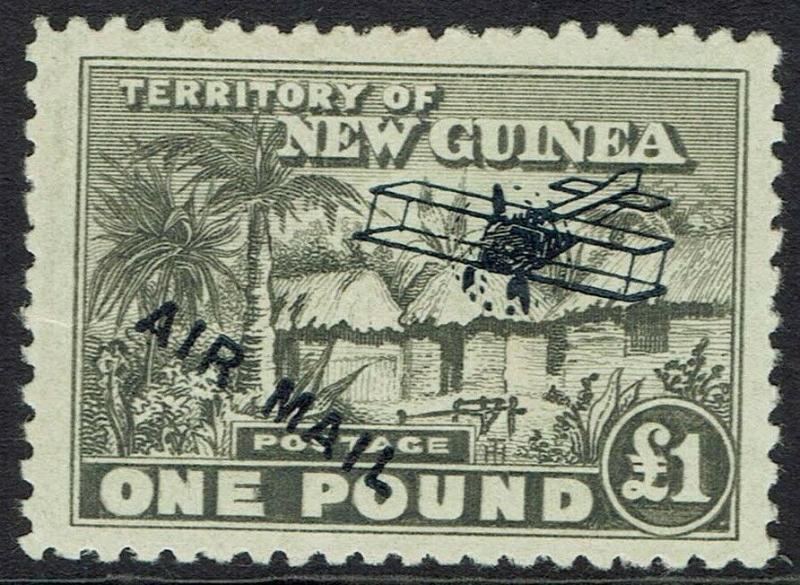 NEW GUINEA 1931 HUT AIRMAIL 1 POUND 