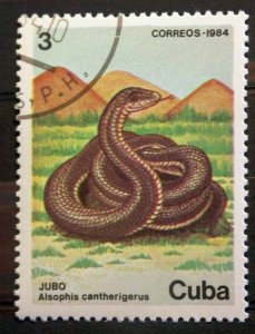 CUBA Sc# 2737  CUBAN WILDLIFE fauna animals  3c  1984 used cto
