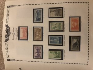 The All American Stamp Album Mint Stamps Very Nice Starts At 1933 Almost Full