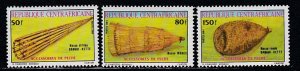 Central Africa # 670--672, Fishing Traps Mint NH, 1/2 Cat