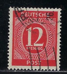 Germany AM Post Scott # 538, used