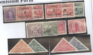 Costa Rica #148/161 Used Single (Complete Set)