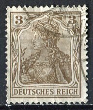 Germany; 1915: Sc. # 81:  Used Single Stamp +