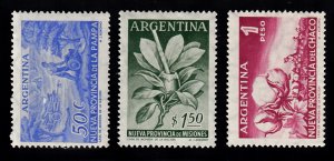 Argentina Scott #654-656 MH