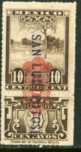 MEXICO R481A, 10c REVENUE STAMP M No gum (726)